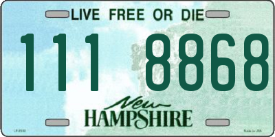NH license plate 1118868