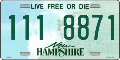 NH license plate 1118871