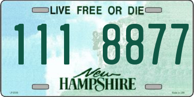 NH license plate 1118877