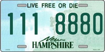 NH license plate 1118880
