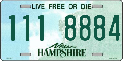 NH license plate 1118884