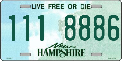 NH license plate 1118886