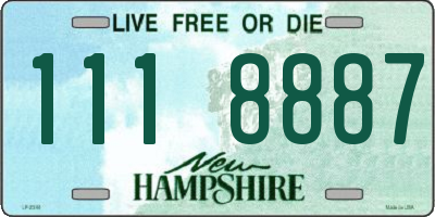 NH license plate 1118887