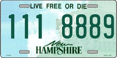 NH license plate 1118889