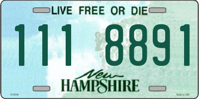 NH license plate 1118891