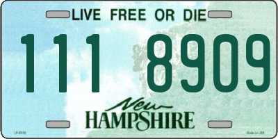 NH license plate 1118909