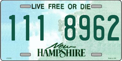 NH license plate 1118962
