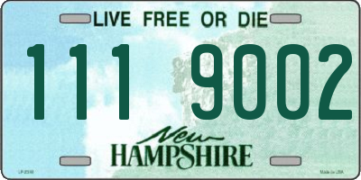 NH license plate 1119002