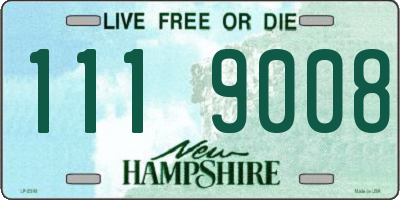 NH license plate 1119008