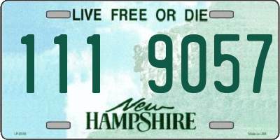 NH license plate 1119057