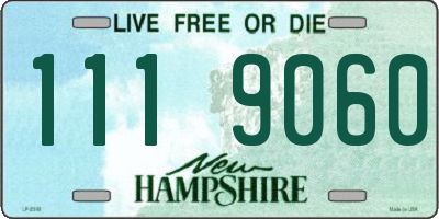 NH license plate 1119060