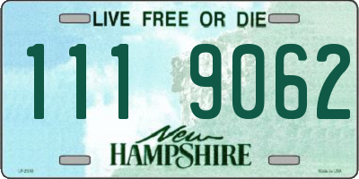 NH license plate 1119062