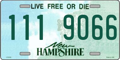 NH license plate 1119066