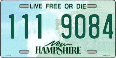 NH license plate 1119084