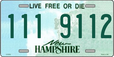 NH license plate 1119112