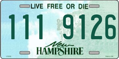 NH license plate 1119126