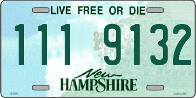 NH license plate 1119132
