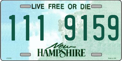 NH license plate 1119159