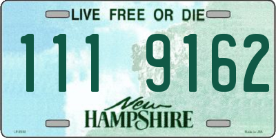 NH license plate 1119162
