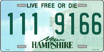 NH license plate 1119166