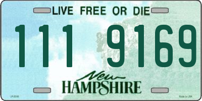 NH license plate 1119169