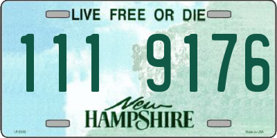 NH license plate 1119176