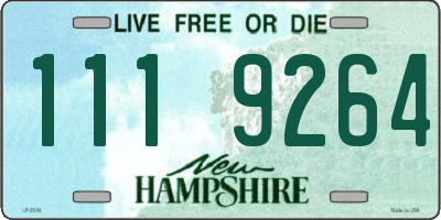 NH license plate 1119264