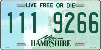 NH license plate 1119266