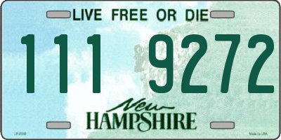 NH license plate 1119272