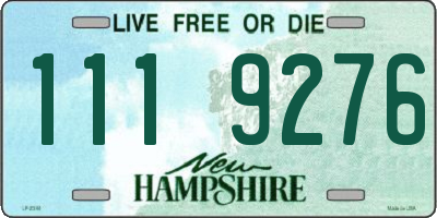 NH license plate 1119276