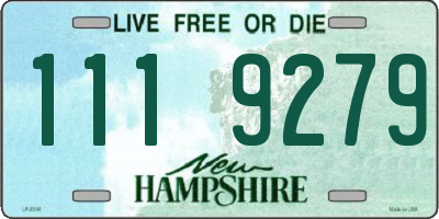 NH license plate 1119279