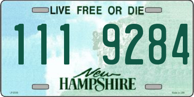 NH license plate 1119284