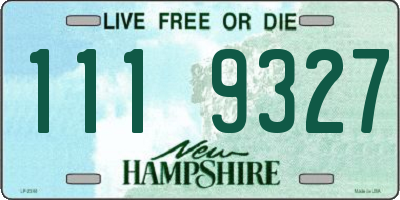 NH license plate 1119327
