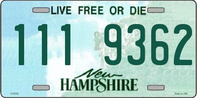 NH license plate 1119362