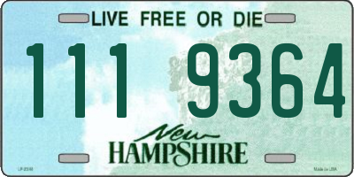 NH license plate 1119364