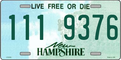 NH license plate 1119376