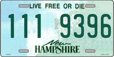 NH license plate 1119396