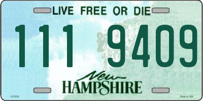 NH license plate 1119409