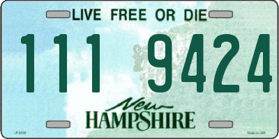 NH license plate 1119424