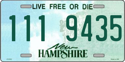 NH license plate 1119435
