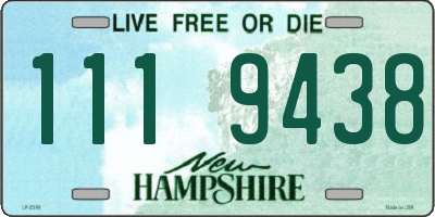 NH license plate 1119438