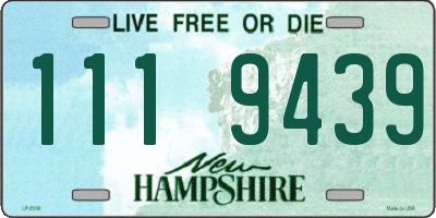 NH license plate 1119439
