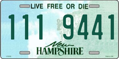 NH license plate 1119441