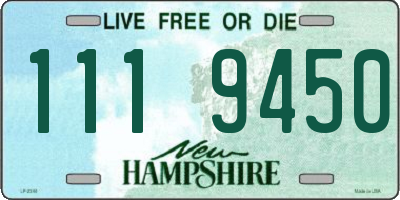 NH license plate 1119450
