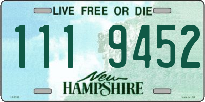 NH license plate 1119452