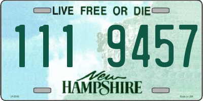 NH license plate 1119457