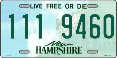 NH license plate 1119460