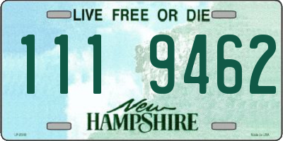 NH license plate 1119462