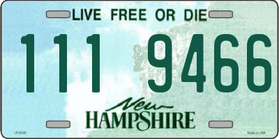 NH license plate 1119466