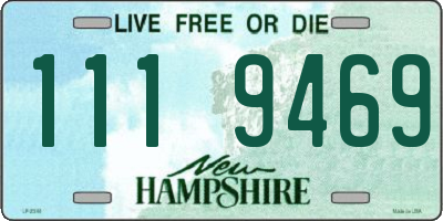 NH license plate 1119469